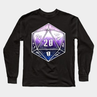 Pride D20 - Genderfluid Long Sleeve T-Shirt